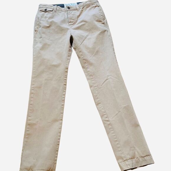 Jack Wills Other - Men’s Jack Wills 100% cotton button fly straight leg chinos flap pockets 30R